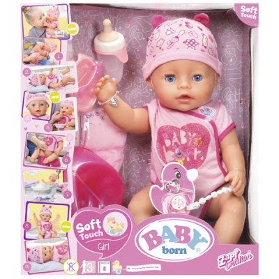 Бэби Борн (Zapf Creation Baby born) Кукла Интерактивная, 43 см (825-938) - Доставка по России. Интернет-магазин ВМиреИгрушек.ру