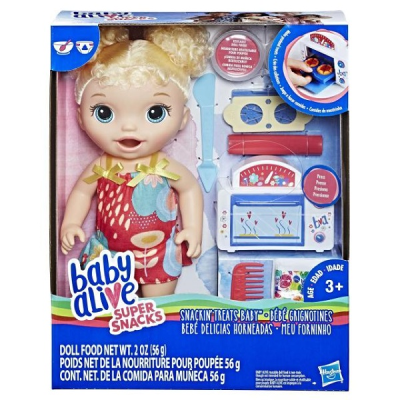 Hasbro Baby Alive Кукла "Малышка и еда" (E1947) - Доставка по России. Интернет-магазин ВМиреИгрушек.ру